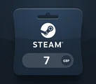 Steam Wallet 7 GBP Gift Card (United Kingdom) thumb 2