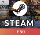 Steam Wallet 50 GBP Gift Card (Global) thumb 2