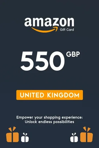 Amazon 550 GBP Gift Card (United Kingdom) gallery image 2