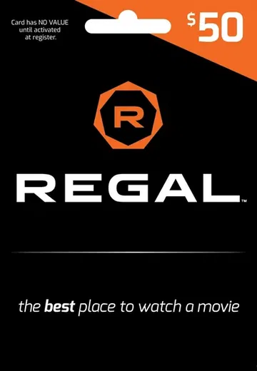 Regal 50 USD Gift Card (United States) gallery image 2