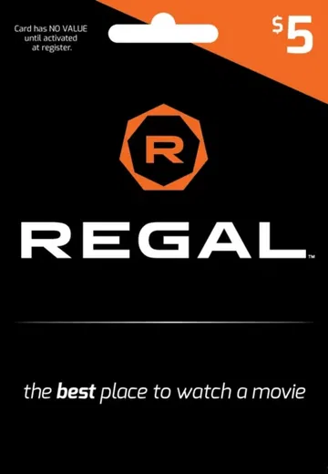 Regal 5 USD Gift Card (United States) gallery image 2