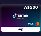 TikTok 500 AUD Gift Card (Global) thumb 2