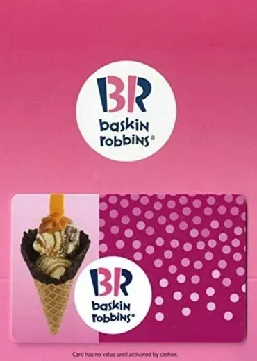 Baskin Robbins 100 USD Gift Card (United States) gallery image 2