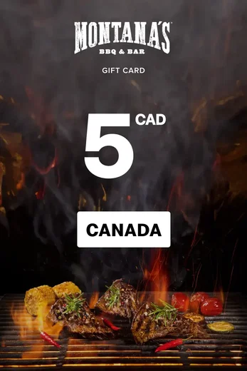 Montana's 5 CAD Gift Card (Canada) gallery image 2