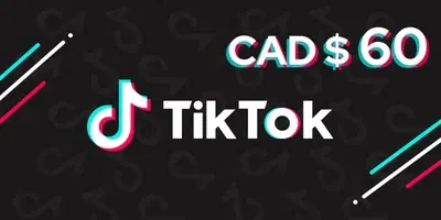 TikTok 60 CAD Gift Card (Global) gallery image 2