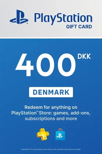 PlayStation Store 400 DKK Gift Card (Denmark) gallery image 2