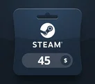 Steam Wallet 45 USD Gift Card (Africa) thumb 2