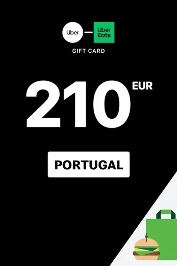 Uber 210 EUR Gift Card (Portugal) gallery image 2