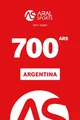 Aral 700 ARS Gift Card (Argentina) thumb 2