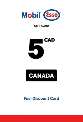 Esso and Mobil 5 CAD Gift Card (Canada) gallery image 2
