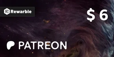 Patreon 6 USD Gift Card (Global) gallery image 2