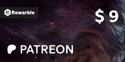 Patreon 9 USD Gift Card (Global) gallery image 2