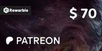 Patreon 70 USD Gift Card (Global) thumb 2