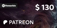 Patreon 130 USD Gift Card (Global) thumb 2