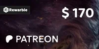 Patreon 170 USD Gift Card (Global) thumb 2