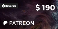 Patreon 190 USD Gift Card (Global) thumb 2
