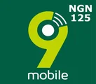 9Mobile Nigeria 125 NGN Mobile Top-up thumb 2