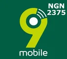 9Mobile Nigeria 2375 NGN Mobile Top-up thumb 2