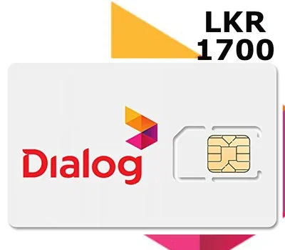 Dialog Sri Lanka 1700 LKR Mobile Top-up gallery image 2