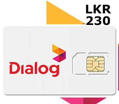 Dialog Sri Lanka 230 LKR Mobile Top-up gallery image 2