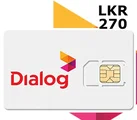 Dialog Sri Lanka 270 LKR Mobile Top-up thumb 2