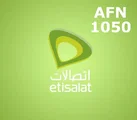 Etisalat Afghanistan 1050 AFN Mobile Top-up thumb 2