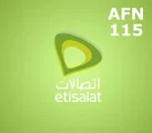 Etisalat Afghanistan 115 AFN Mobile Top-up thumb 2