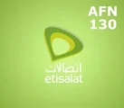 Etisalat Afghanistan 130 AFN Mobile Top-up thumb 2
