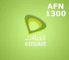 Etisalat Afghanistan 1300 AFN Mobile Top-up thumb 2