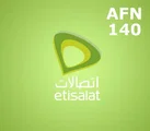 Etisalat Afghanistan 140 AFN Mobile Top-up thumb 2
