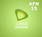 Etisalat Afghanistan 15 AFN Mobile Top-up thumb 2