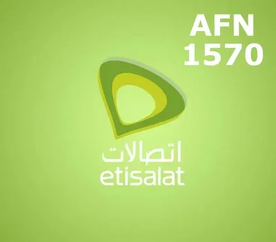Etisalat Afghanistan 1570 AFN Mobile Top-up gallery image 2