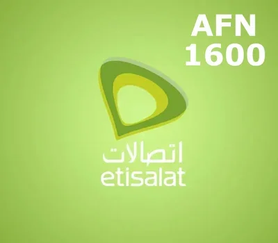 Etisalat Afghanistan 1600 AFN Mobile Top-up gallery image 2