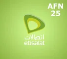 Etisalat Afghanistan 25 AFN Mobile Top-up thumb 2