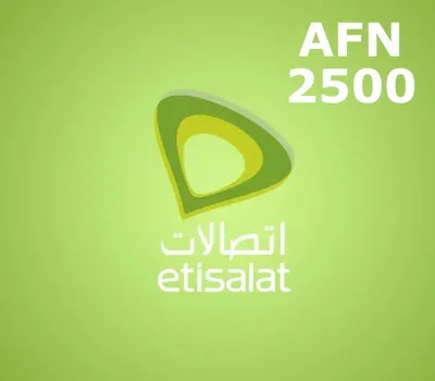 Etisalat Afghanistan 2500 AFN Mobile Top-up gallery image 2