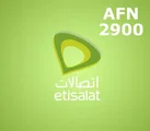 Etisalat Afghanistan 2900 AFN Mobile Top-up thumb 2