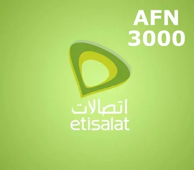 Etisalat Afghanistan 3000 AFN Mobile Top-up gallery image 2