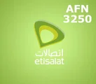 Etisalat Afghanistan 3250 AFN Mobile Top-up thumb 2