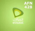 Etisalat Afghanistan 428 AFN Mobile Top-up thumb 2