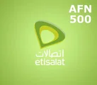 Etisalat Afghanistan 500 AFN Mobile Top-up thumb 2