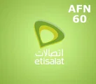 Etisalat Afghanistan 60 AFN Mobile Top-up thumb 2