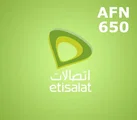 Etisalat Afghanistan 650 AFN Mobile Top-up thumb 2