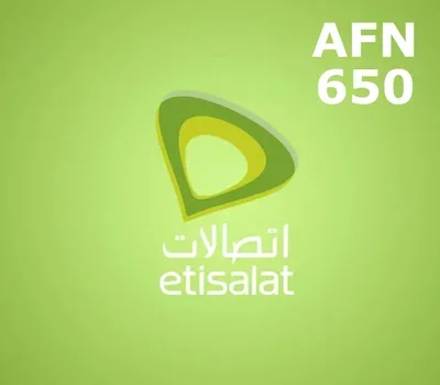 Etisalat Afghanistan 650 AFN Mobile Top-up gallery image 2