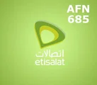 Etisalat Afghanistan 685 AFN Mobile Top-up thumb 2