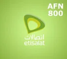 Etisalat Afghanistan 800 AFN Mobile Top-up thumb 2