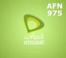 Etisalat Afghanistan 975 AFN Mobile Top-up thumb 2