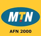 MTN Afghanistan 2000 AFN Mobile Top-up thumb 1