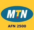 MTN Afghanistan 2500 AFN Mobile Top-up thumb 2