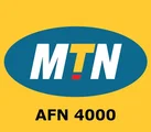 MTN Afghanistan 4000 AFN Mobile Top-up thumb 2
