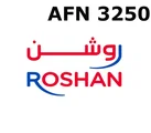 Roshan Afghanistan 3250 AFN Mobile Top-up thumb 2
